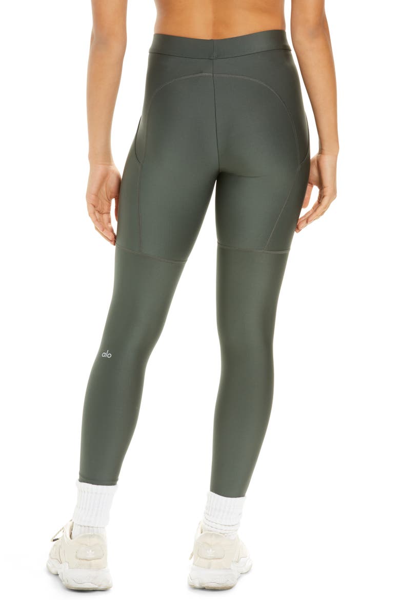Utility Pocket High Waist Leggings, Alternate, color, DARK CACTUS