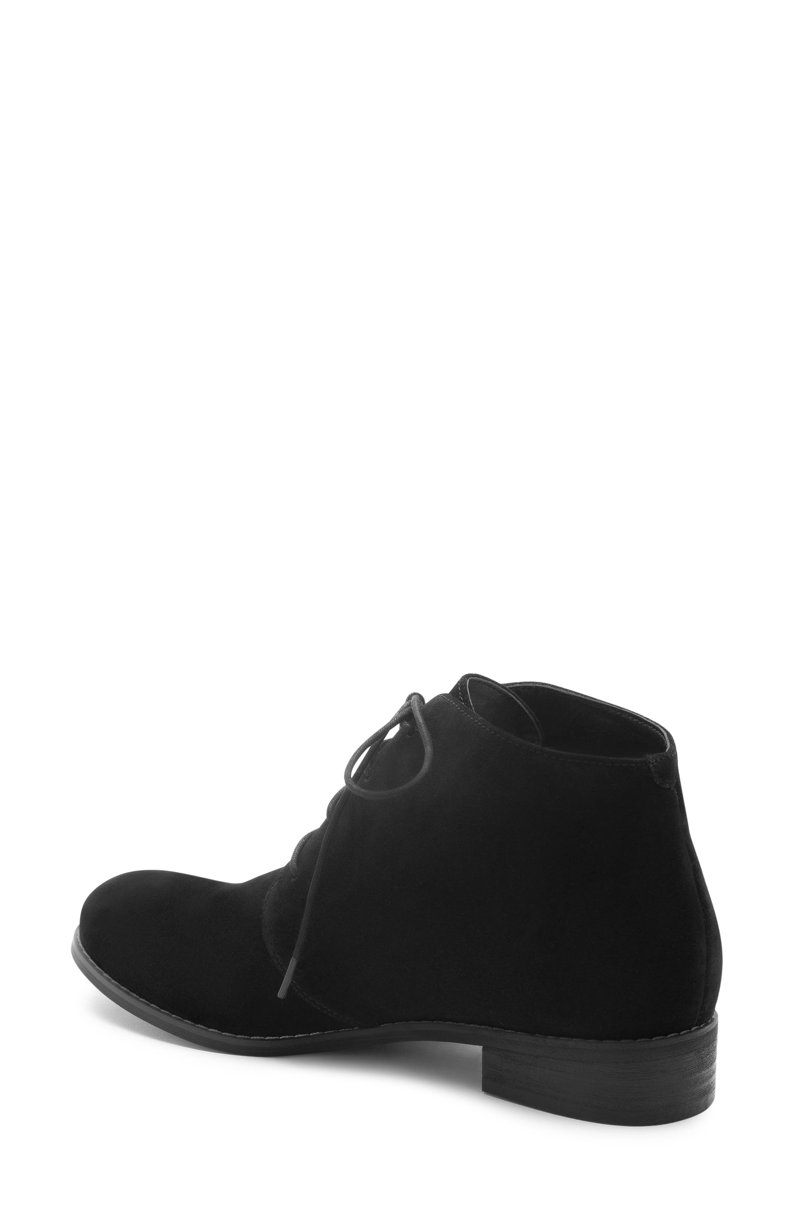 Rayann Waterproof Desert Boot, Alternate, color, BLACK SUEDE