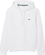 Lacoste Lightweight Cotton Fleece Pullover Hoodie