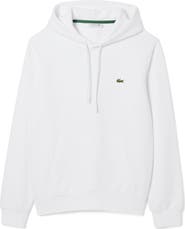 Lacoste Lightweight Cotton Fleece Pullover Hoodie