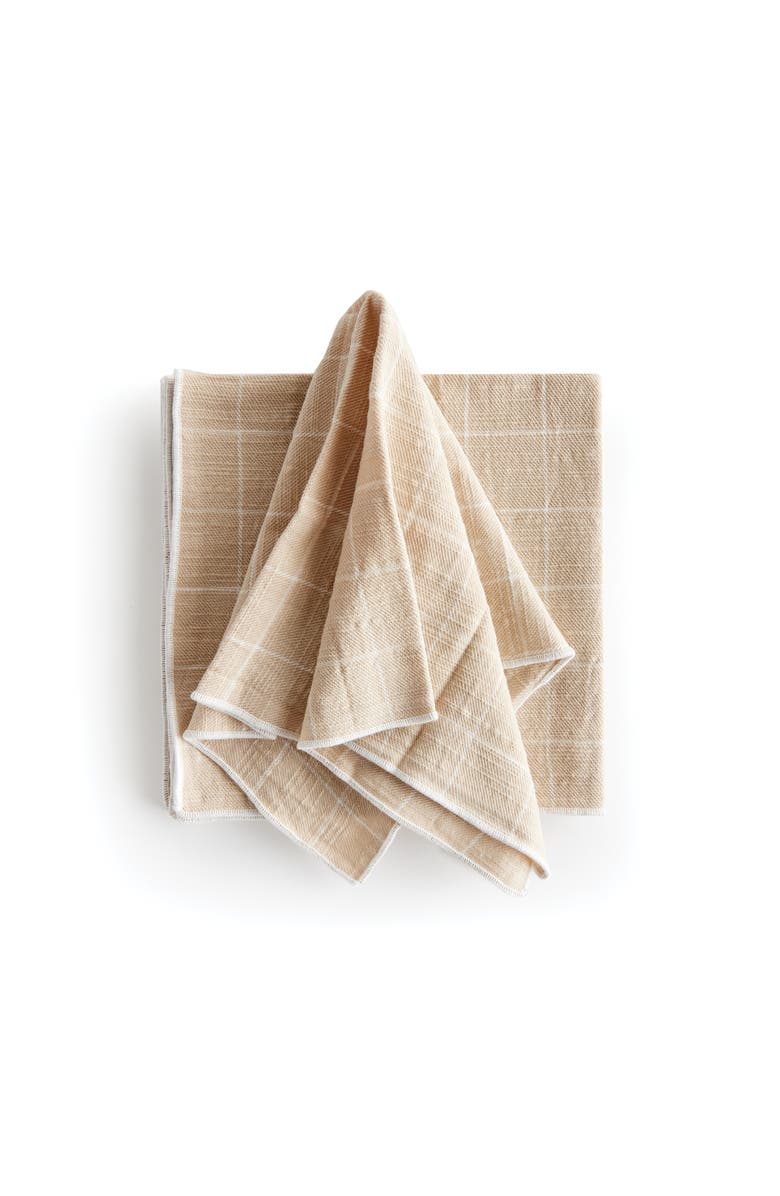 Napa Home & Garden Avery Napkins Set of 4, Main, color, Beige
