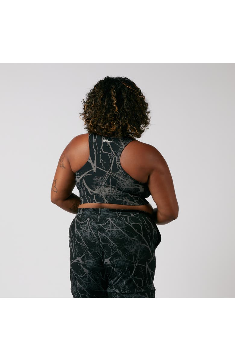 TomboyX Full Zip Racerback Bra, Alternate, color, Back To Roots