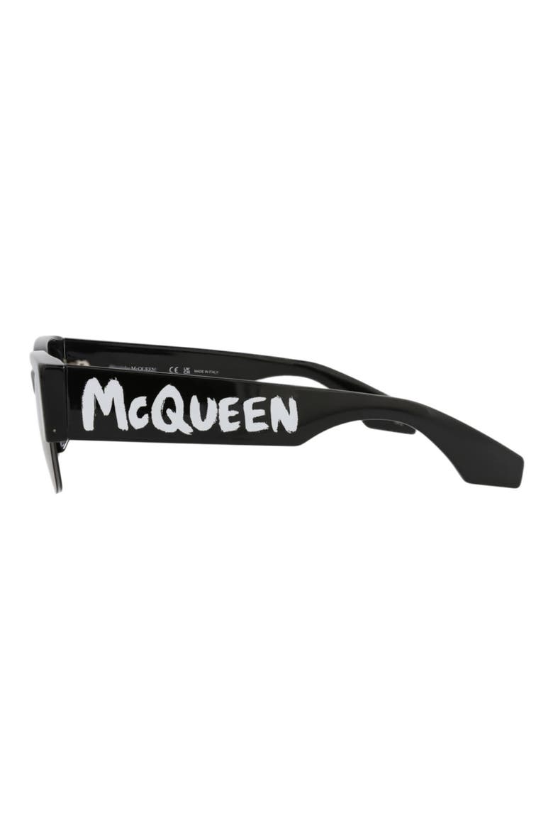 54mm Half Rim Sunglasses, Alternate, color, BLACK BLACK GREY