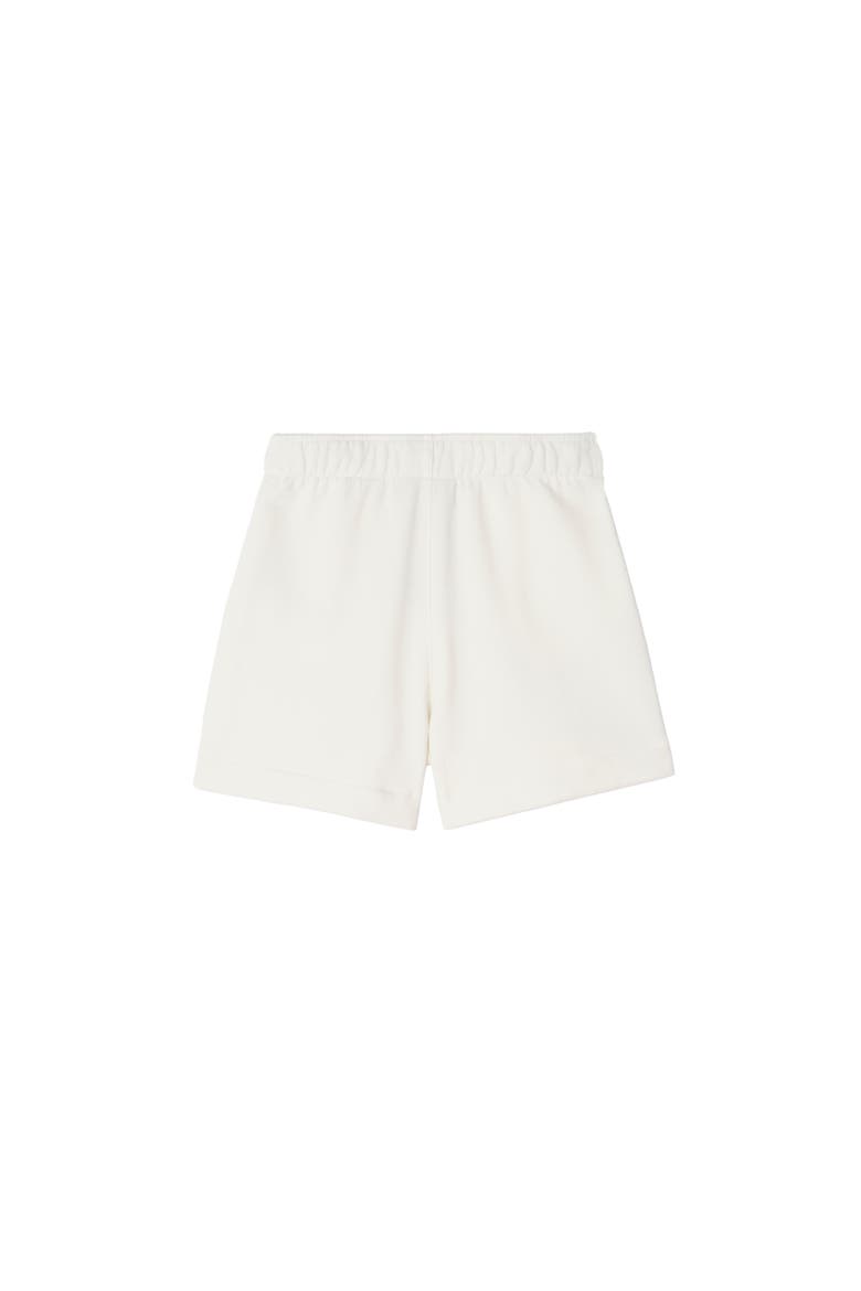 Tennis Bear Cotton Shorts, Alternate, color, Chalk white