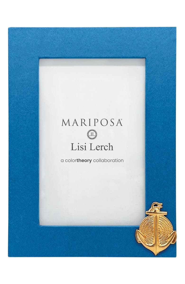 Mariposa Anchor Blue 4 x 6-Inch Picture Frame, Main, color, Blue