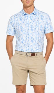 Ben Sherman Watercolor Garden Tech Jersey Golf Polo
