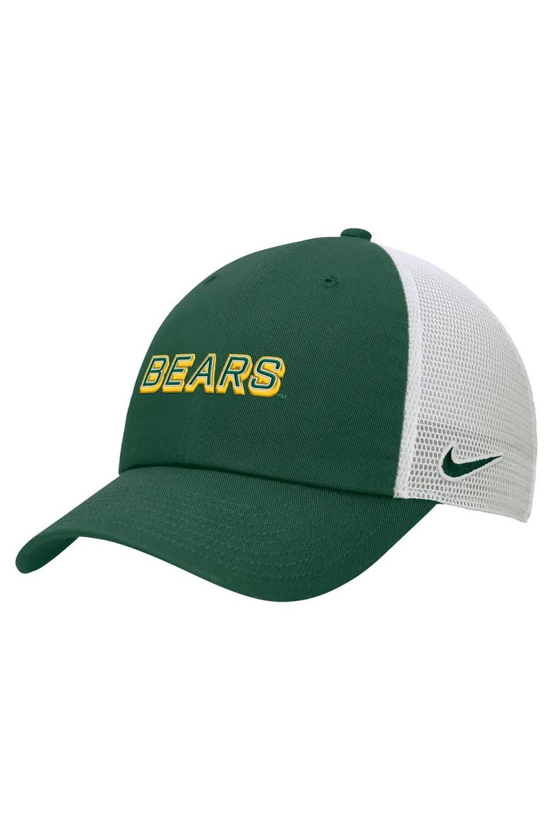 Men's Nike Green Baylor Bears On-Field Club Adjustable Trucker Hat, Main, color, Green