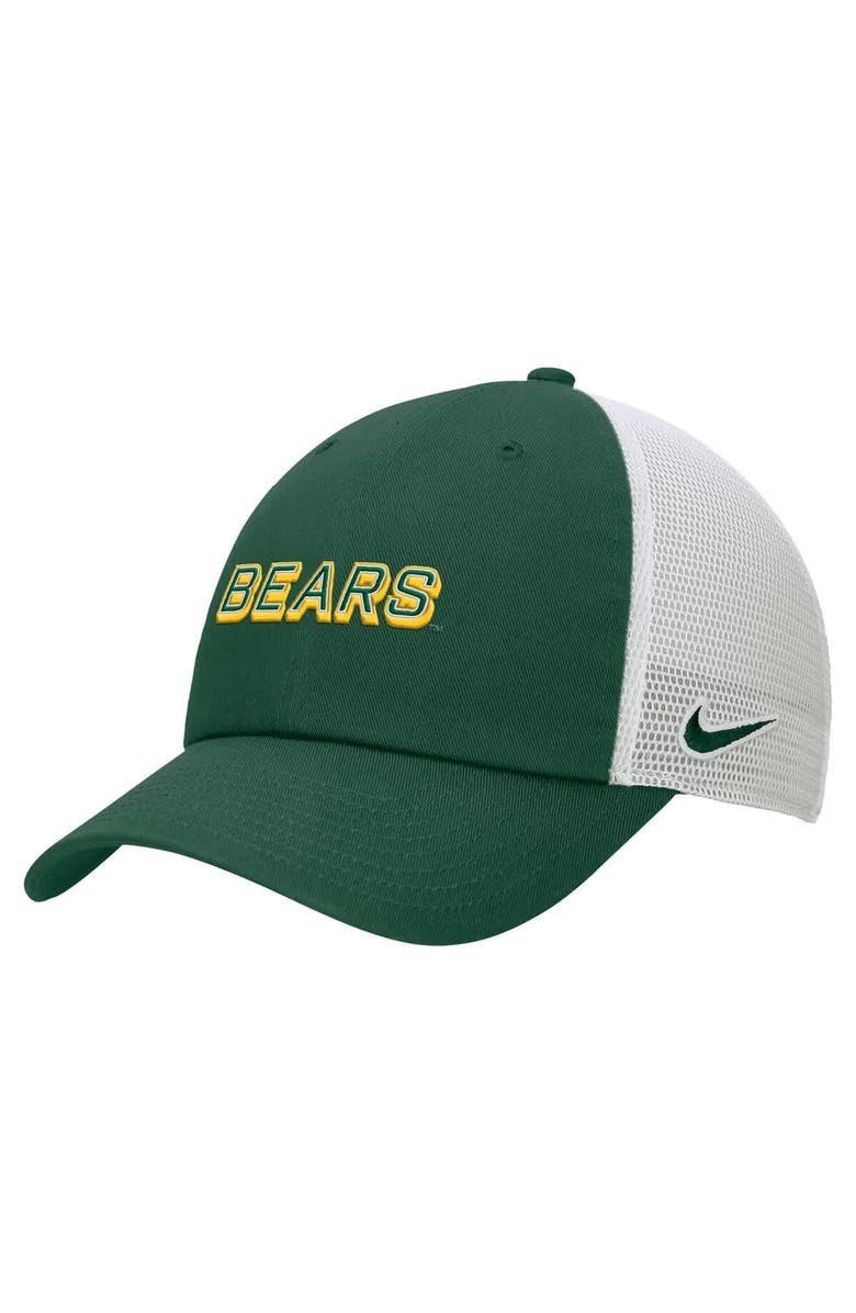 Nike Men's Nike Green Baylor Bears On-Field Club Adjustable Trucker Hat, Main, color, Green
