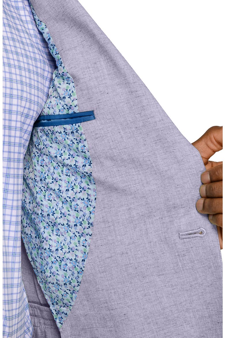 Solid Lino Sport Coat, Alternate, color, LILAC