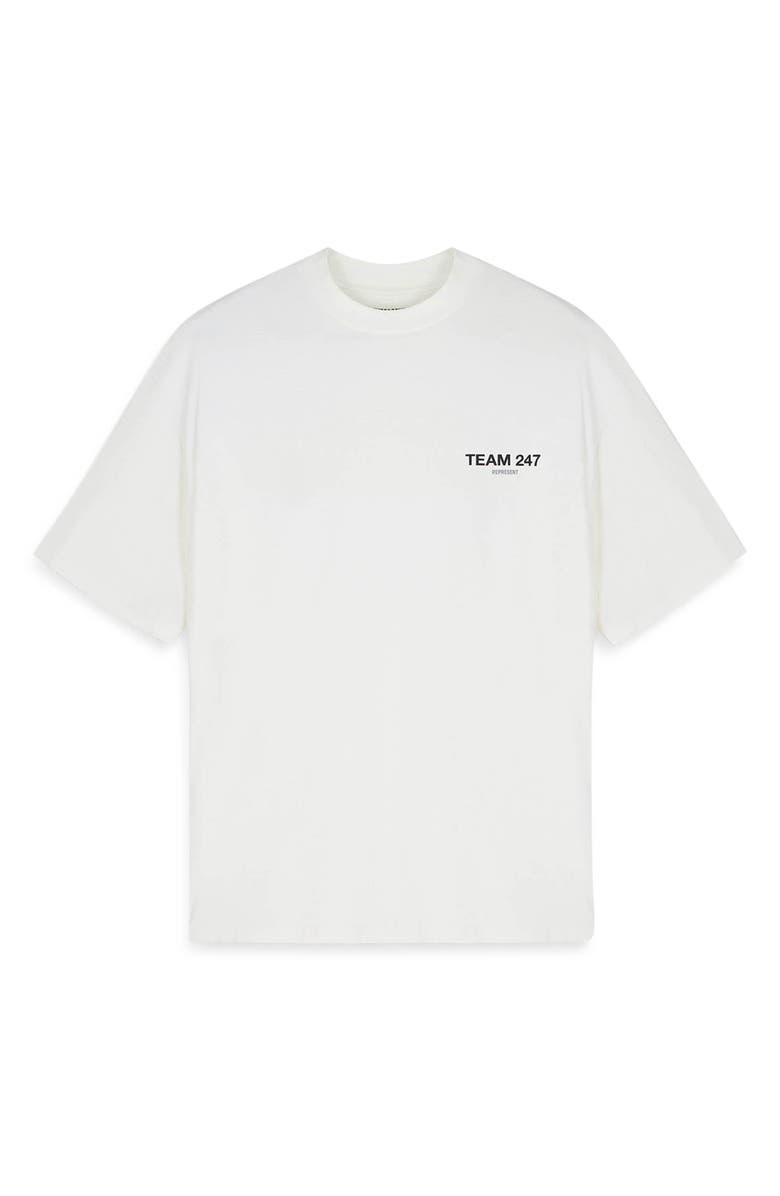 247 Team 247 Oversize Graphic T-Shirt, Alternate, color, Flat White