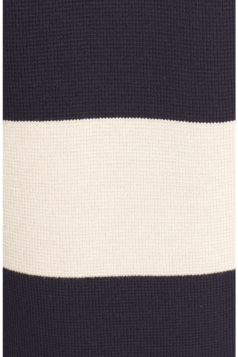 Colorblock Heavyweight Merino Wool Coat, Alternate, color, NAVY/ OATMEAL STRIPE