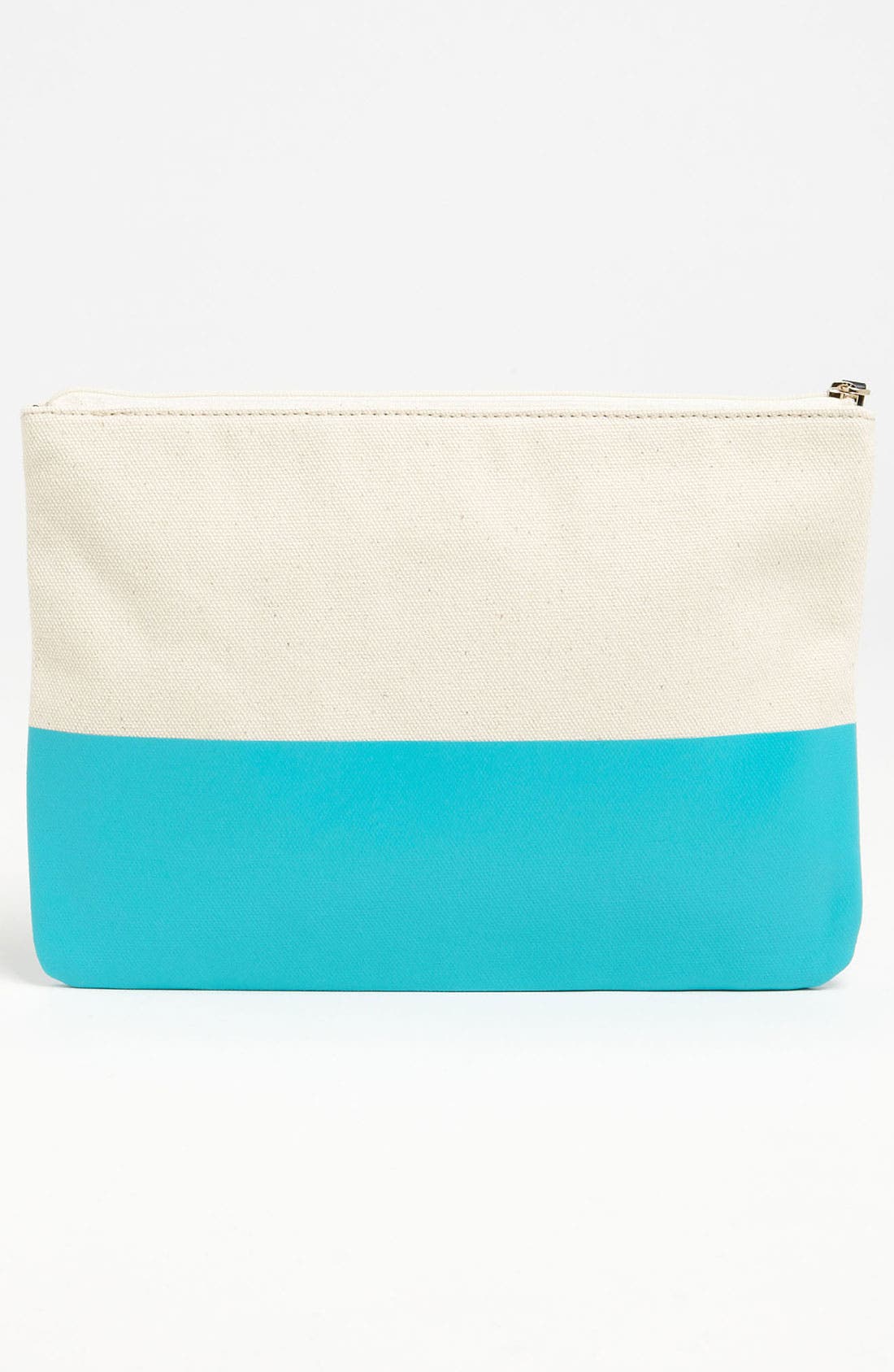 'call to action - gia' pouch, Alternate, color, TURQUOISE/ CREAM