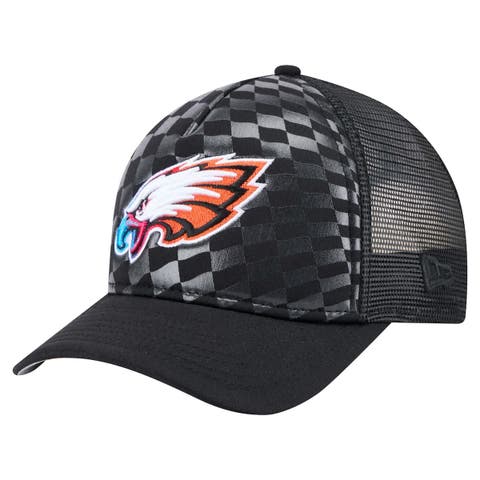 Men's New Era  Black Philadelphia Eagles Gradient 9FORTY Adjustable Hat