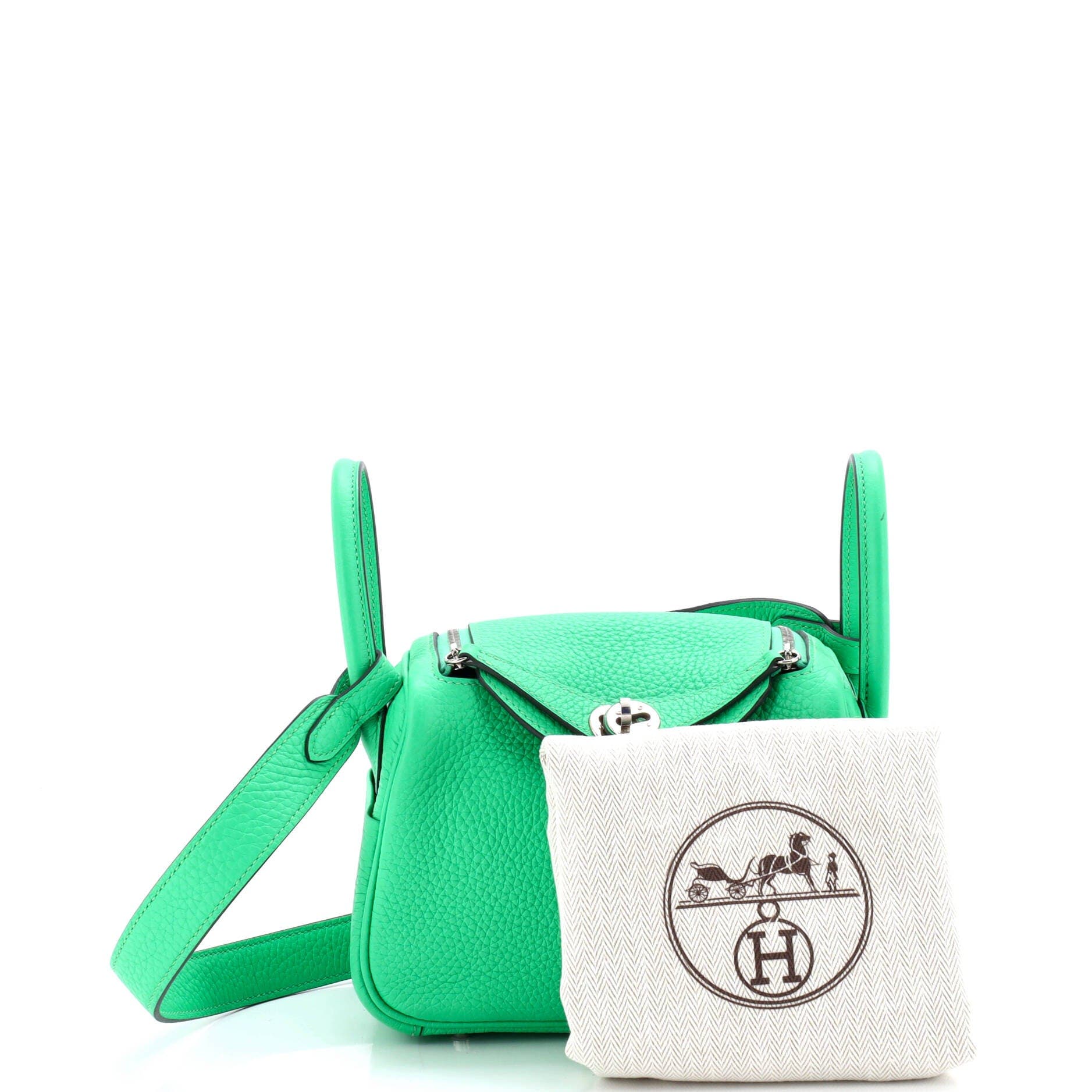 Pre-Owned Hermes Lindy Bag Clemence Mini, Alternate, color, 