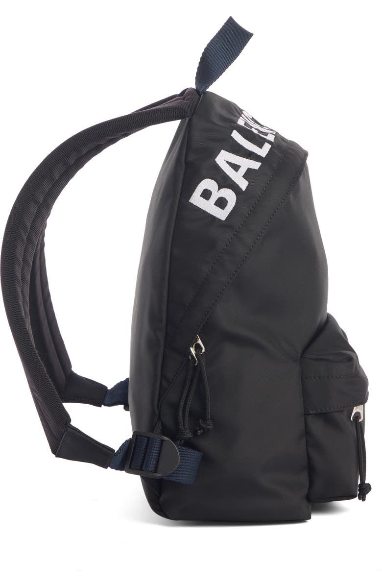 Balenciaga Wheel Canvas Backpack, Alternate, color,