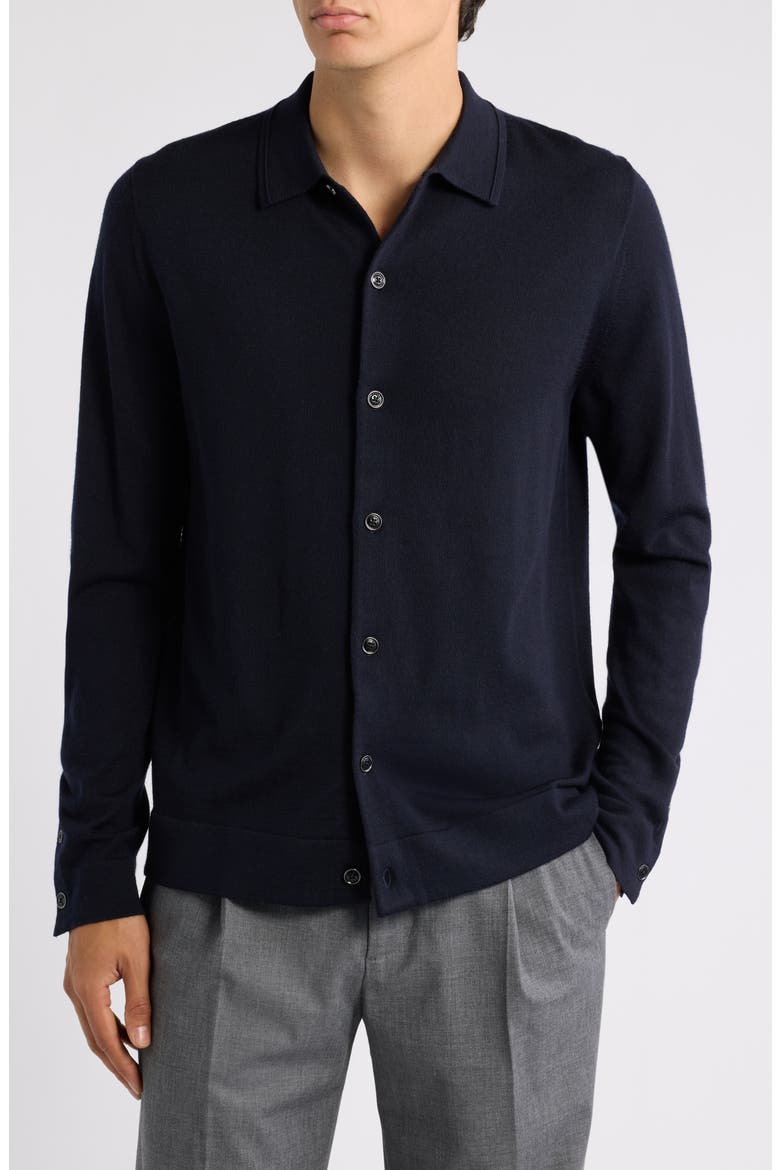 Forbes Wool Cardigan, Main, color, NAVY