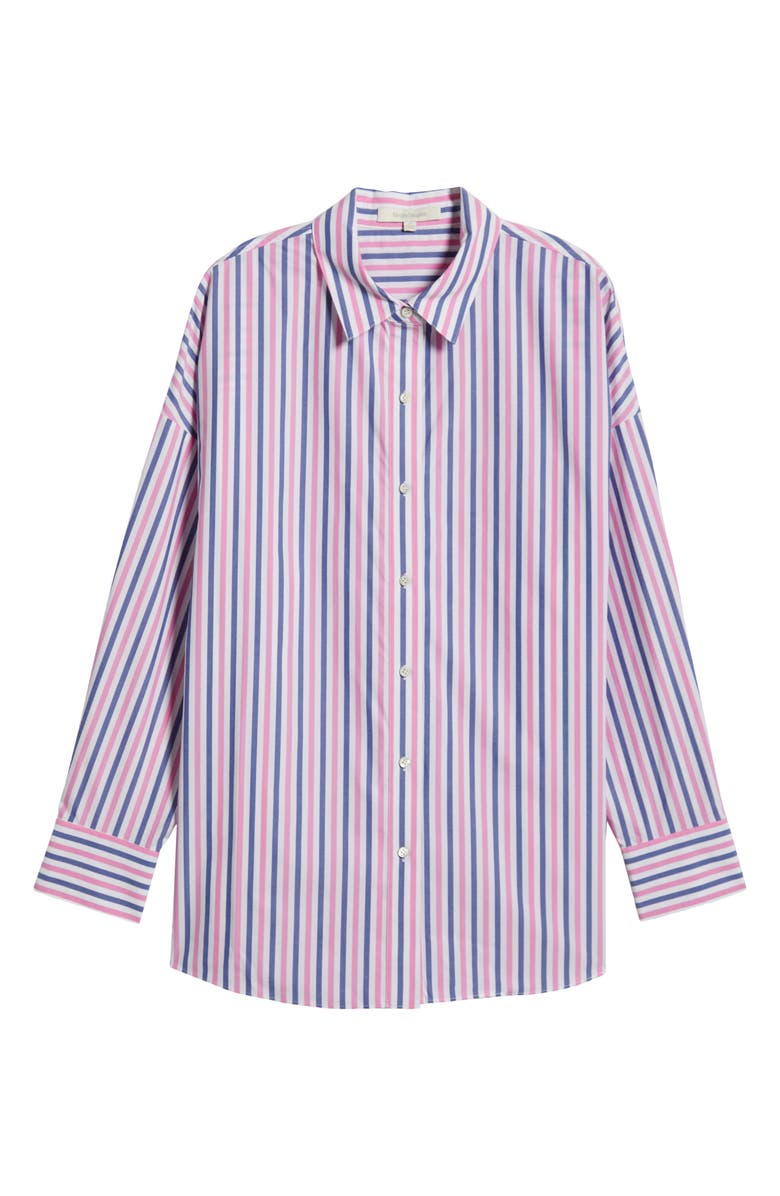 Favorite Daughter Ex-Boyfriend Stripe Button-Up Shirt, Alternate, color, 