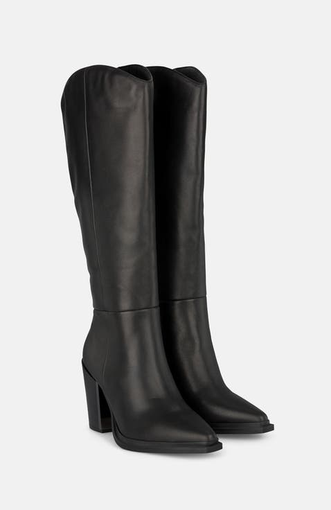 Wide Heel Boot