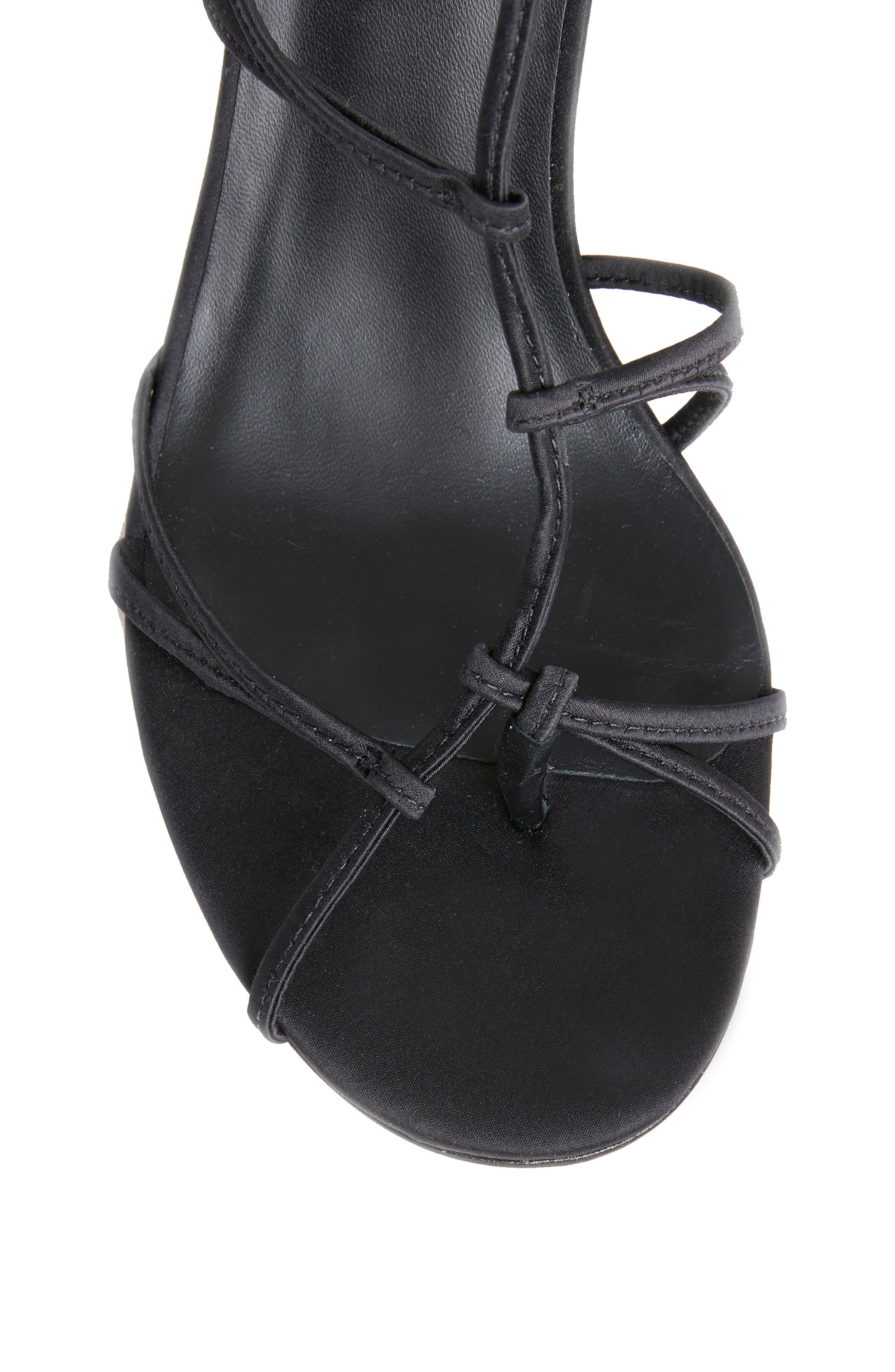 Tibi Gavin Strappy Satin Sandal, Alternate, color, 