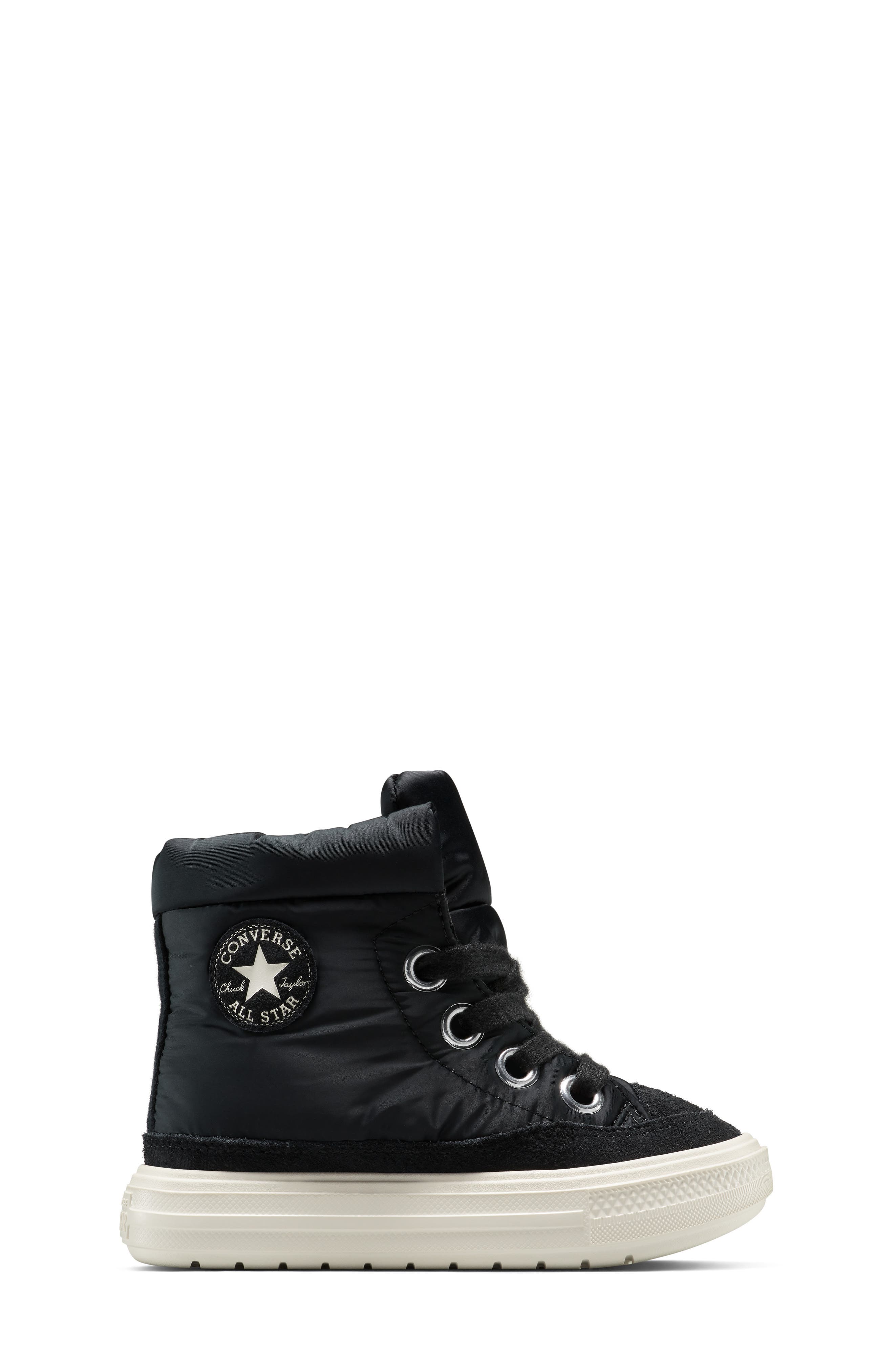 Converse Kids
 Chuck Taylor<sup
®</sup
 All Star<sup
®</sup
 Elements High Top Sneaker, Alternate, color, Black/ Egret/ Black