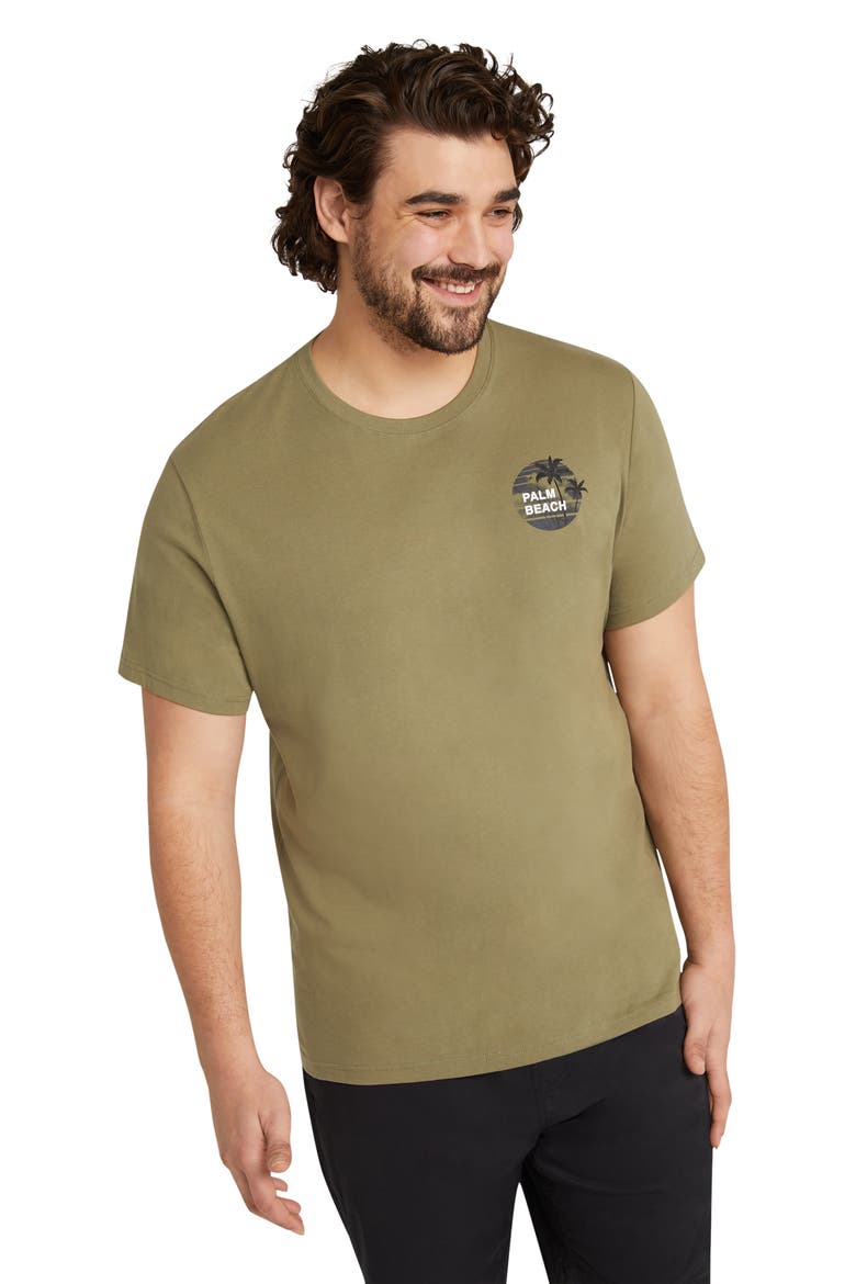 Palm Beach Graphic T-Shirt , Alternate, color, GREEN