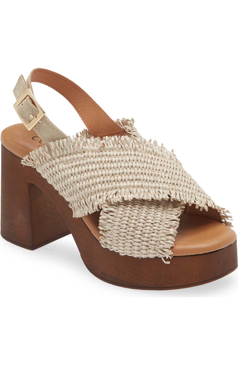Cordani Wendy Platform Sandal, Main, color, Beige