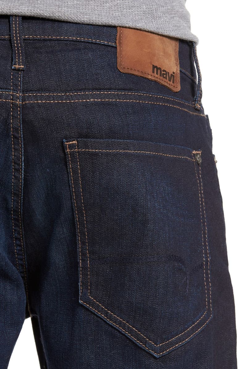 Mavi Jeans Marcus Slim Straight Leg Jeans, Alternate, color, Rinse Brushed Williamsburg