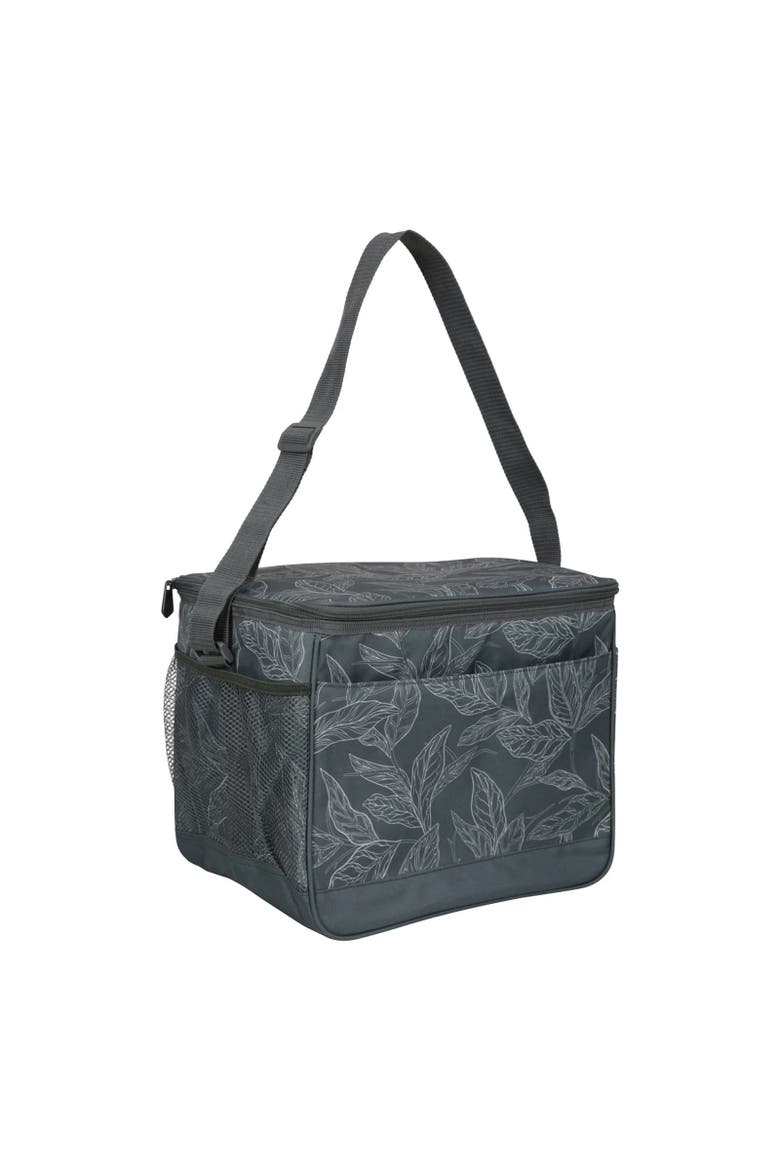 6.6gal Leaves Cool Bag, Main, color, Green