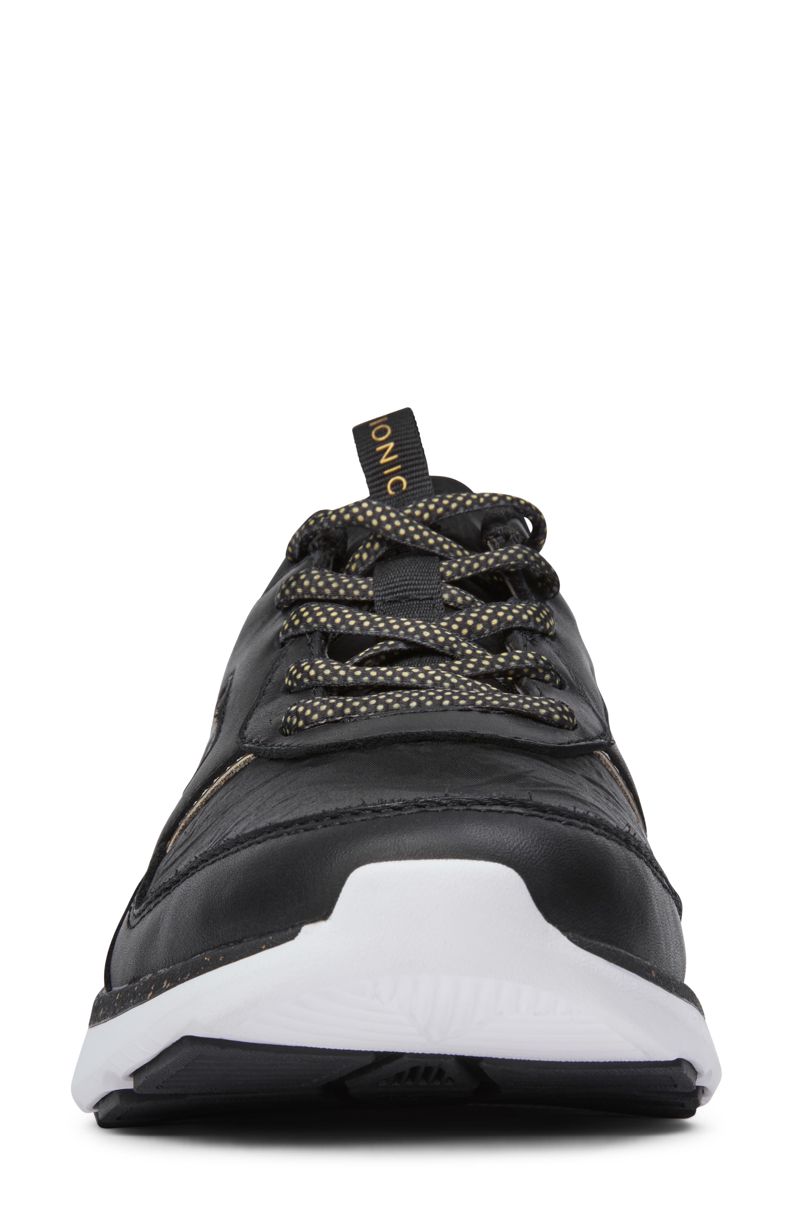 Adela Sneaker, Alternate, color, BLACK FABRIC
