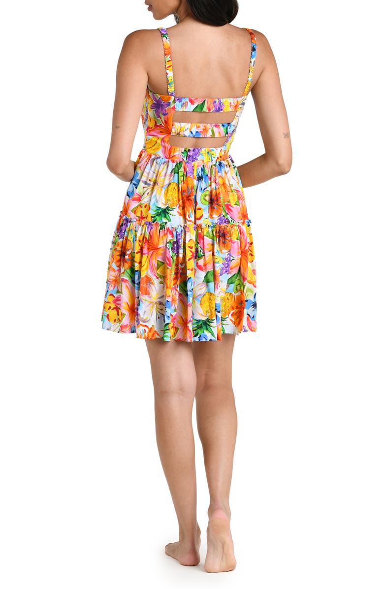 La Blanca Flora de Fruta Cover-Up Minidress, Alternate, color,