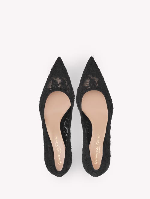 Gianvito Rossi Claudia 85 Pump In Black Textile