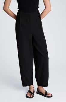 Pleat Tapered Leg Pants