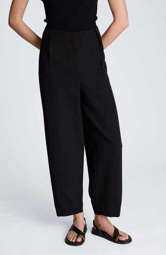 Pleat Tapered Leg Pants