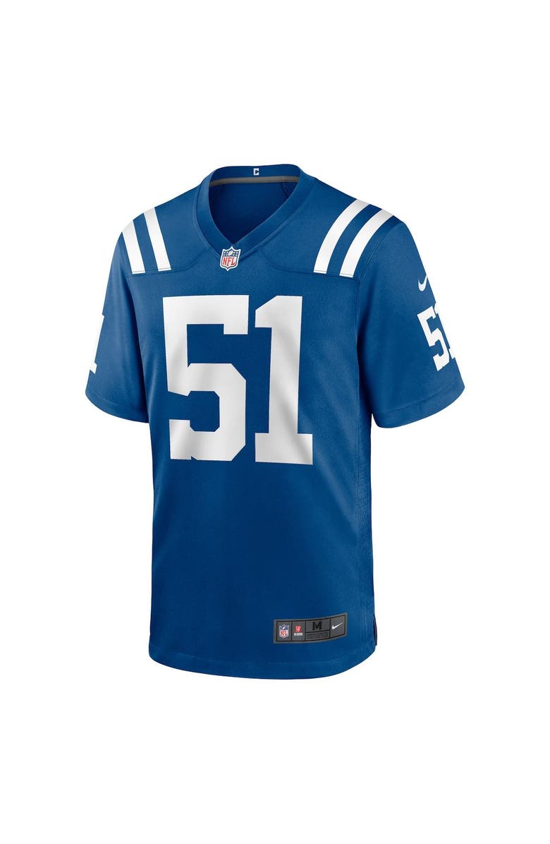 Nike Men's Nike Royal Indianapolis Colts Game Jersey, Alternate, color, Royal