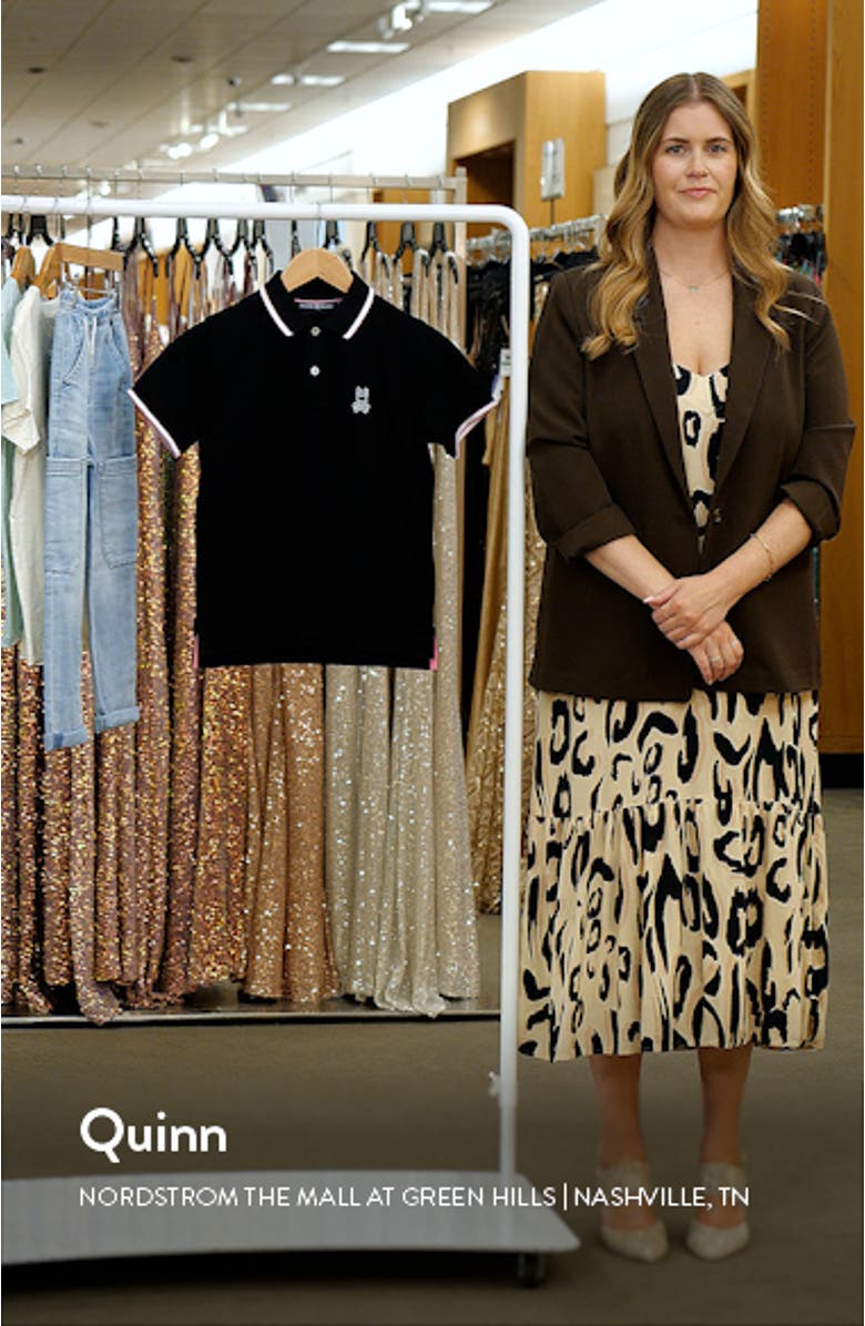 Kids' Bunny Tipped Piqué Polo, sales video thumbnail