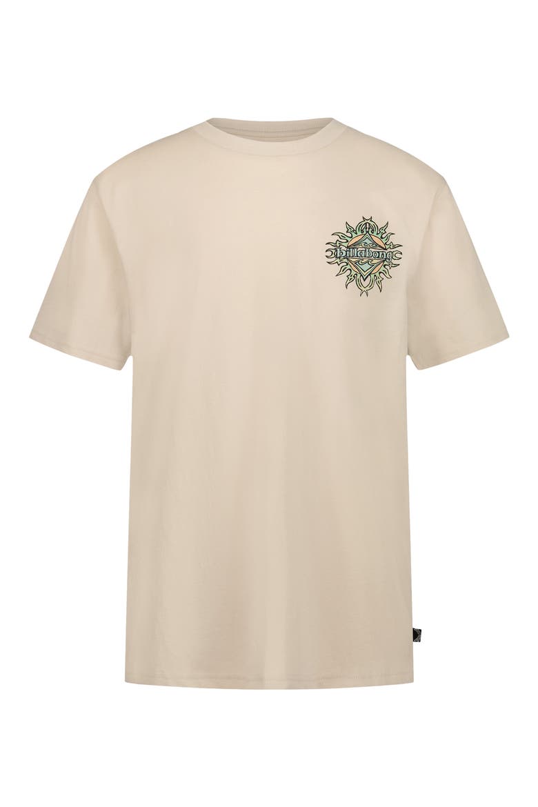 Kids' Solar Flare Cotton Graphic T-Shirt, Main, color, CHINO