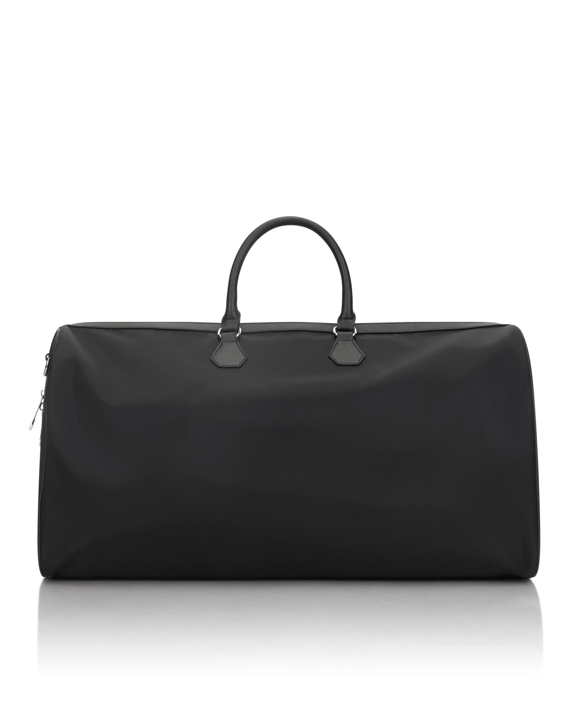 Nylon Weekend Bag Men, Alternate, color, black