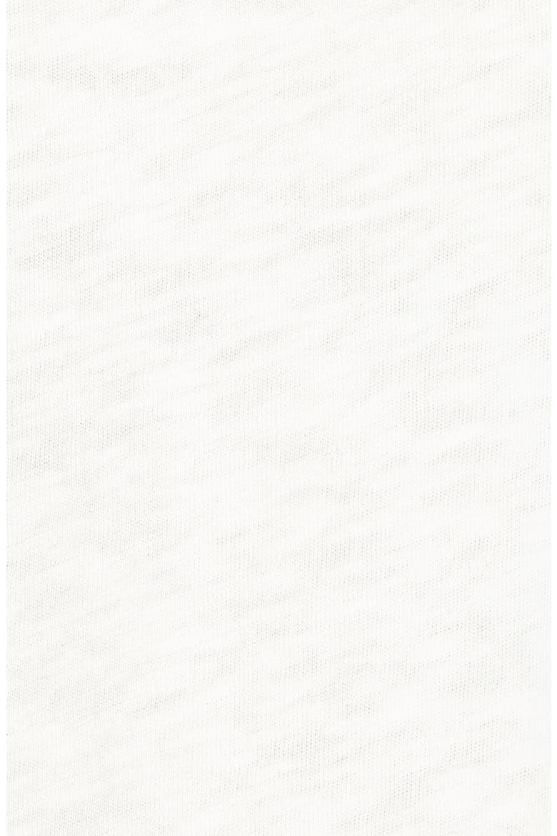 Beth Slub Cotton T-Shirt, Alternate, color, CHALK WHITE