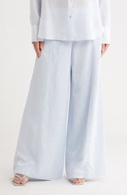 TWP Demie Linen Blend Wide Leg Pants