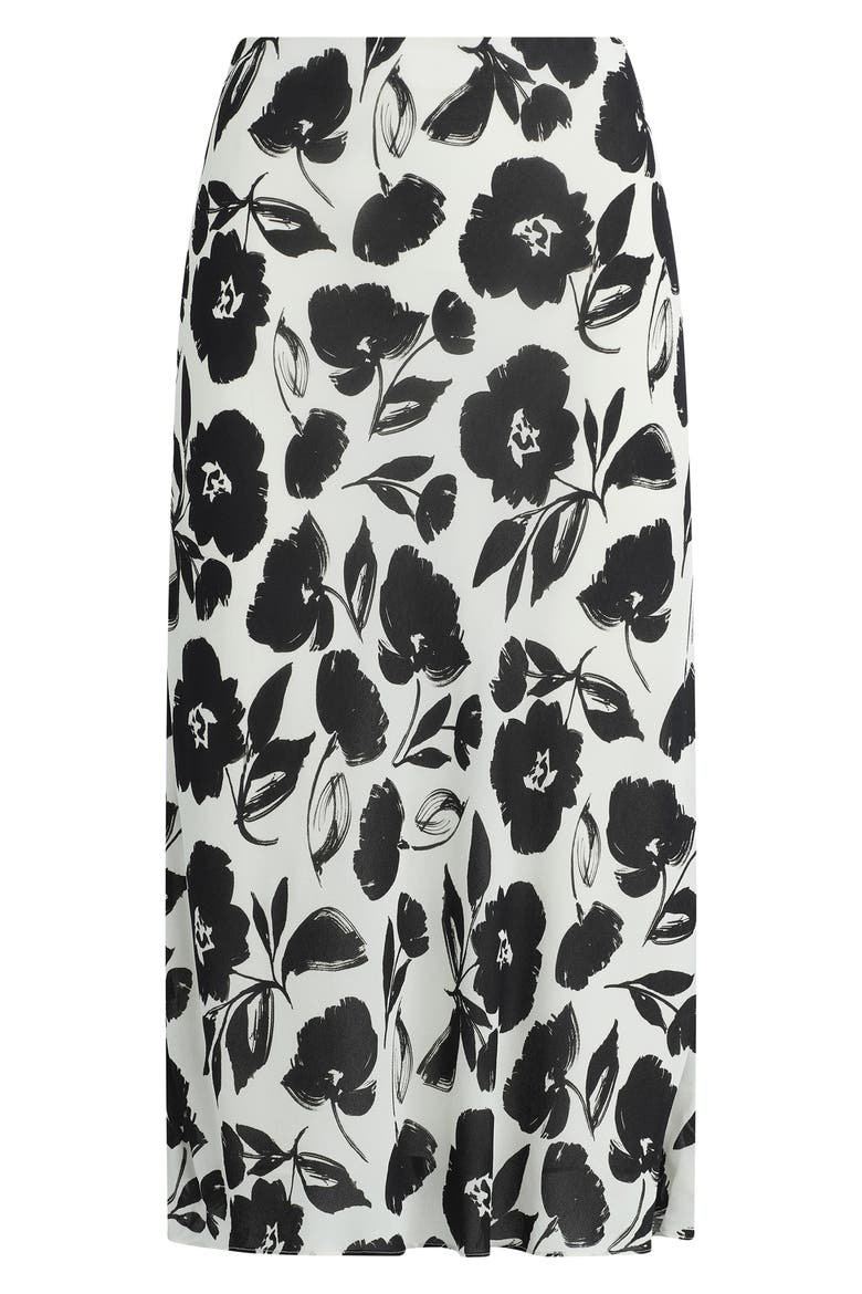 The Jojo Floral Midi Skirt, Alternate, color, BRUSHED NEUTRAL FLORAL