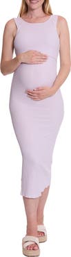 Cache Coeur Malaga Metallic Rib Maternity/Nursing Dress