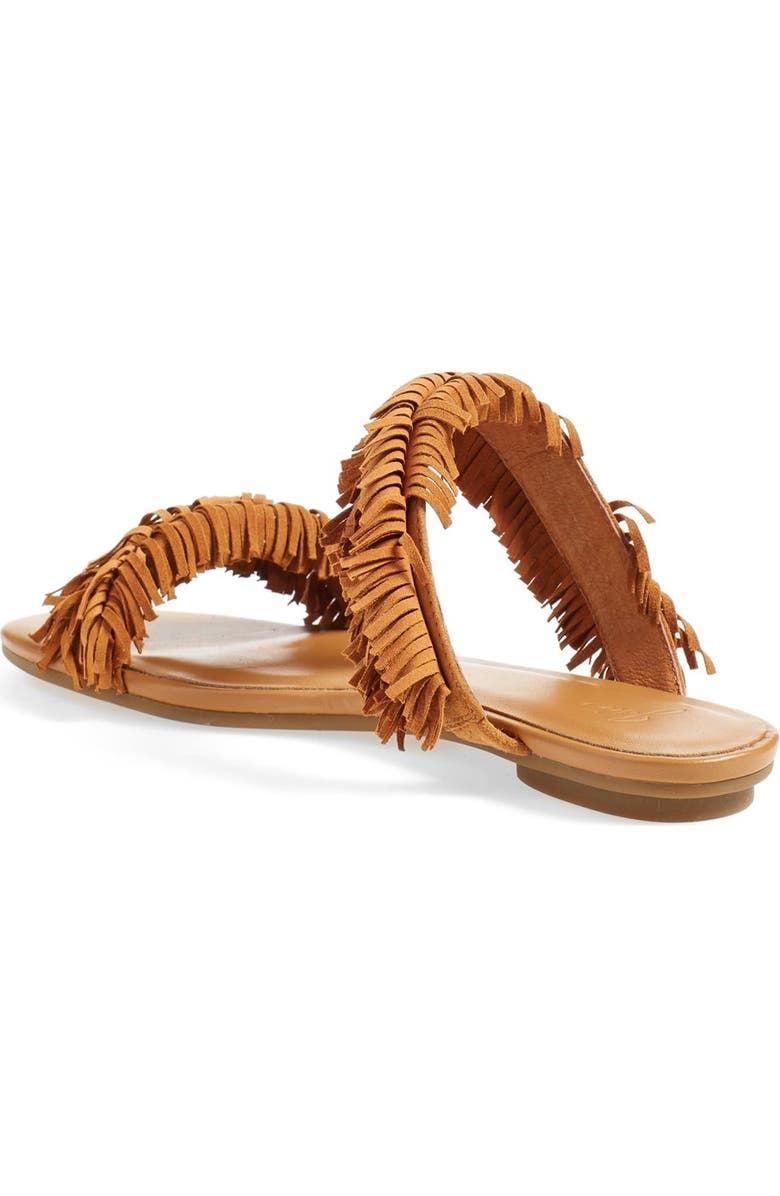 Joie 'Pippa' Fringe Slide Sandal, Alternate, color,