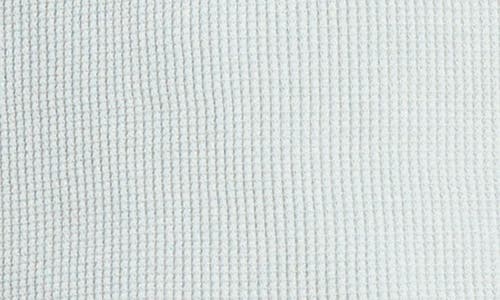 Vince Mouline Thermal Pima Cotton Hoodie In Blue