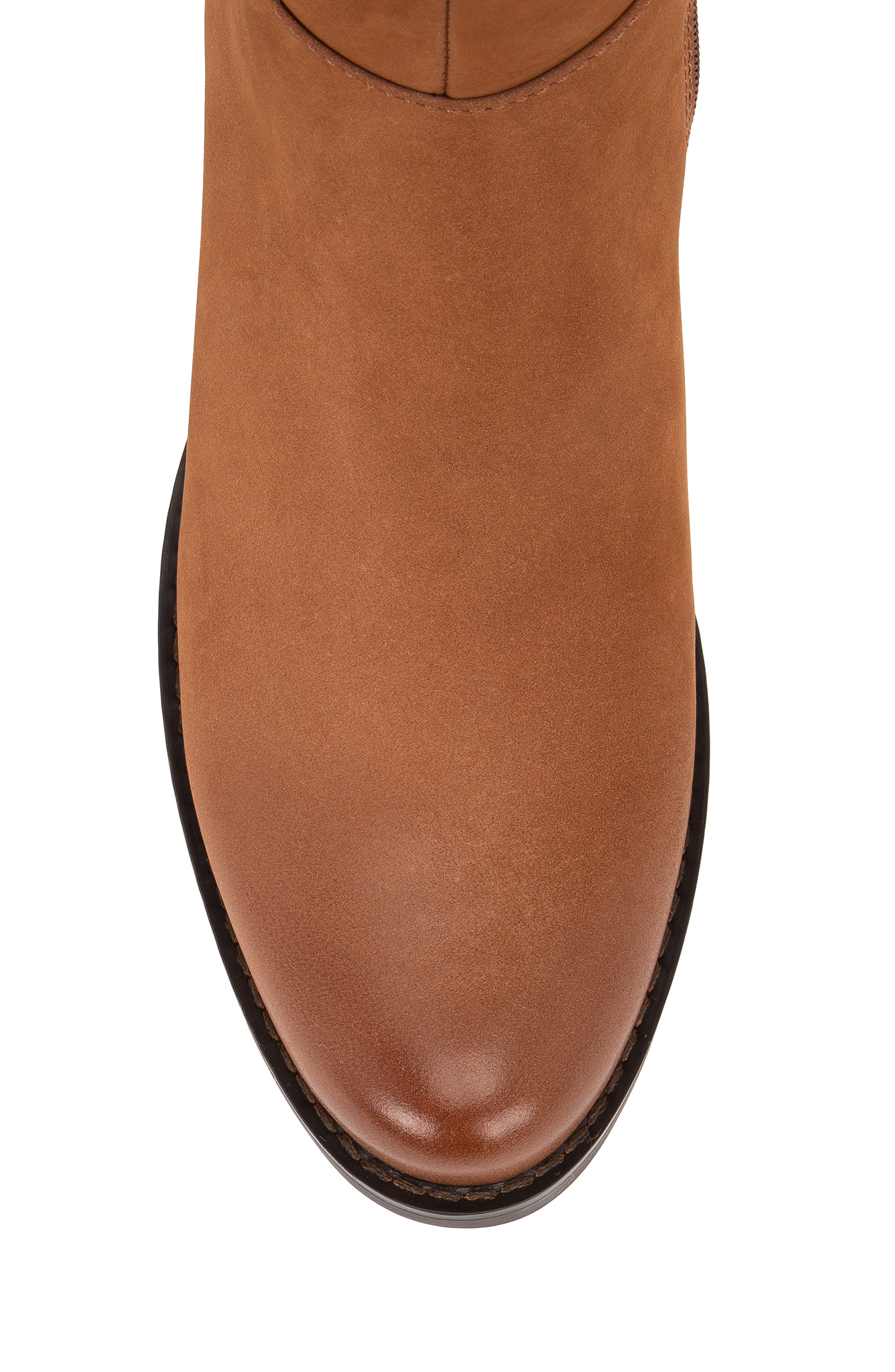 Vica Waterproof Boot, Alternate, color, COGNAC NUBUCK