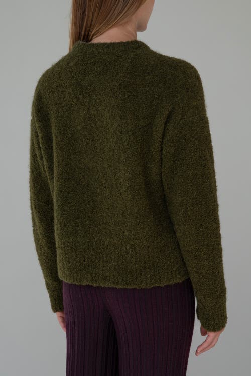 Sskein Belle Boucle Pullover In Green