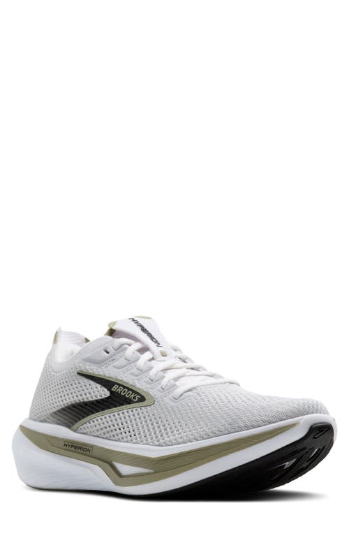 Brooks Hyperion 3 Running Shoe in Oyster Mushroom/Black/Tea 