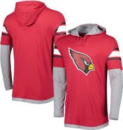 New Era Men's New Era Cardinal Arizona Cardinals Long Sleeve Hoodie T-Shirt