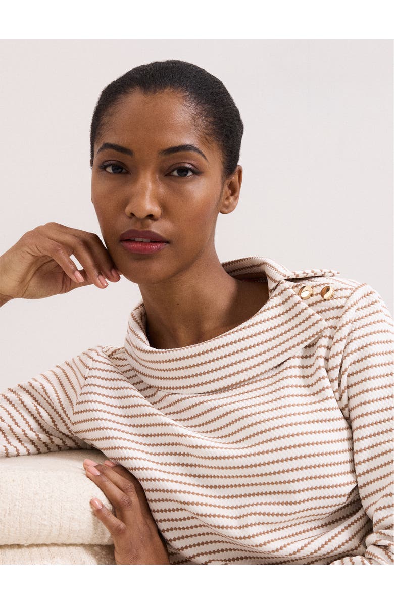 Phase Eight Remy Textured Top, Alternate, color, Camel