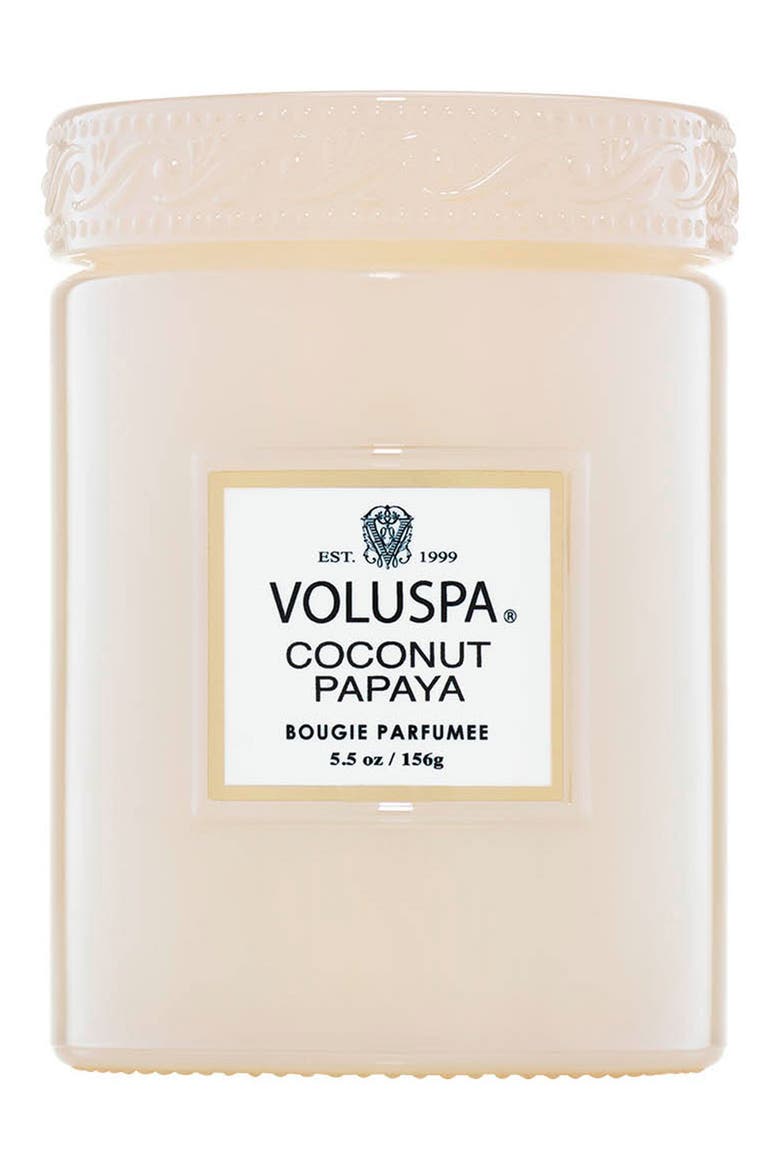 Coconut Papaya Small Jar Candle, Alternate, color, NO COLOR