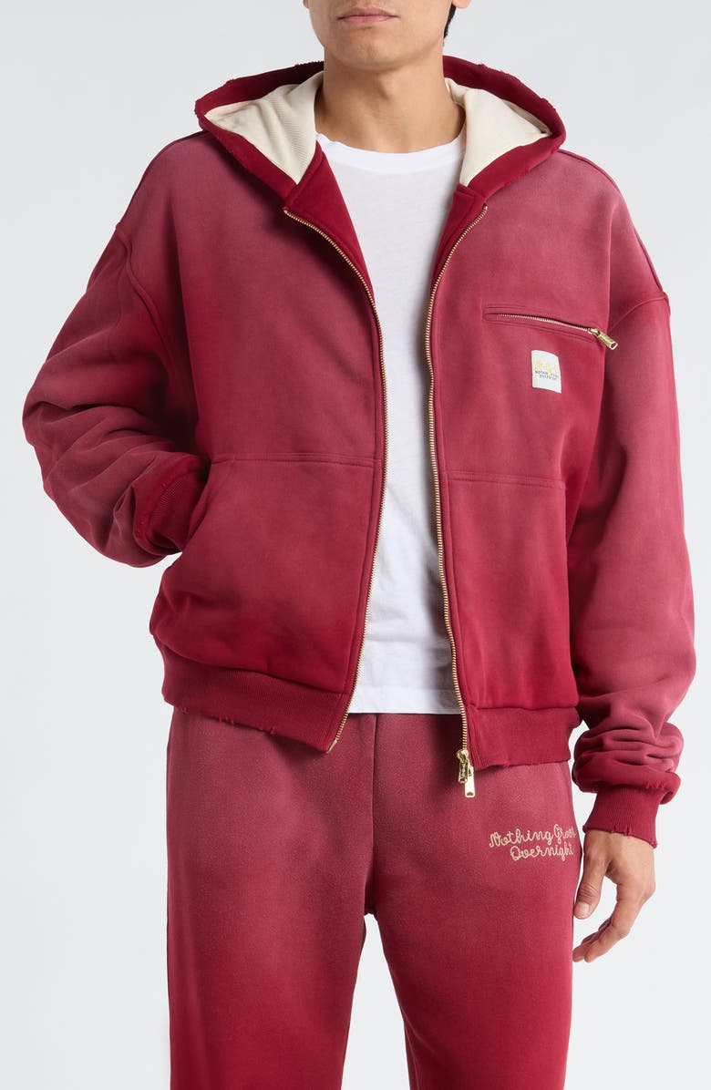 N.G.O. Running Horse Hoodie, Main, color, Maroon